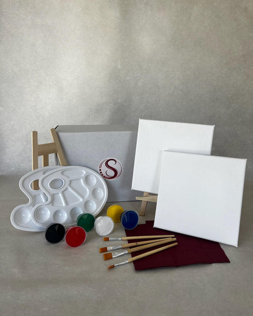 schilderset canvas van studio sorelle in box